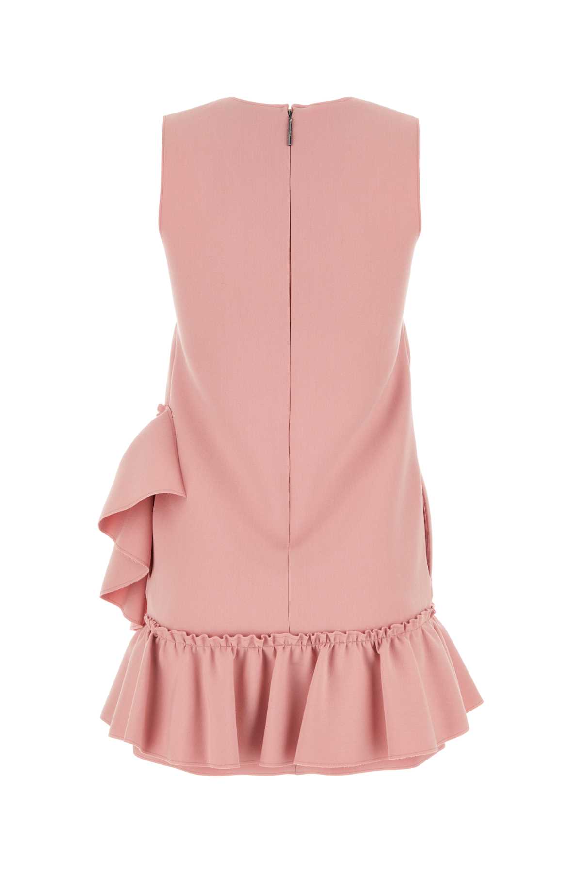 Msgm Pink Polyester Blend Mini Dress In Pink12
