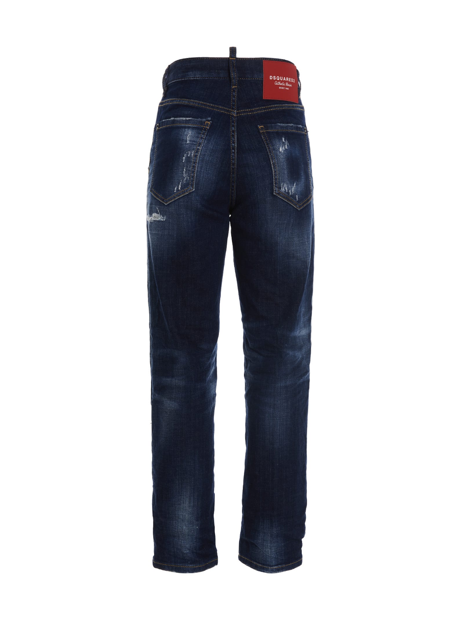 Shop Dsquared2 Boston Jeans In Blue