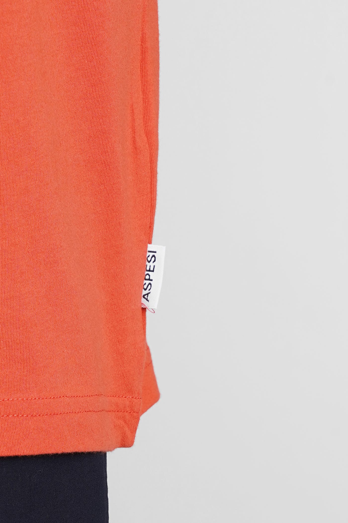 Shop Aspesi Silenzio T-shirt In Orange Cotton