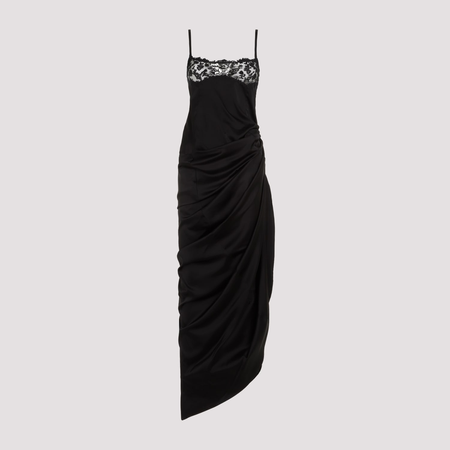 Shop Jacquemus La Saudade Long Dress In Black