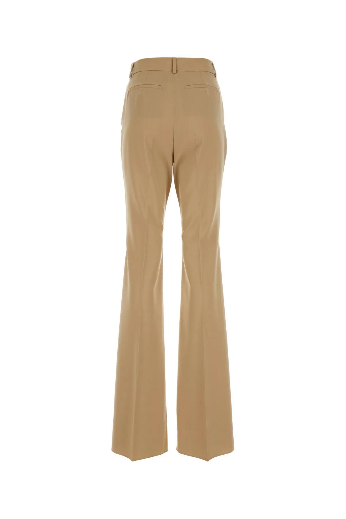 Shop Sportmax Beige Wool Hangar Pant In C