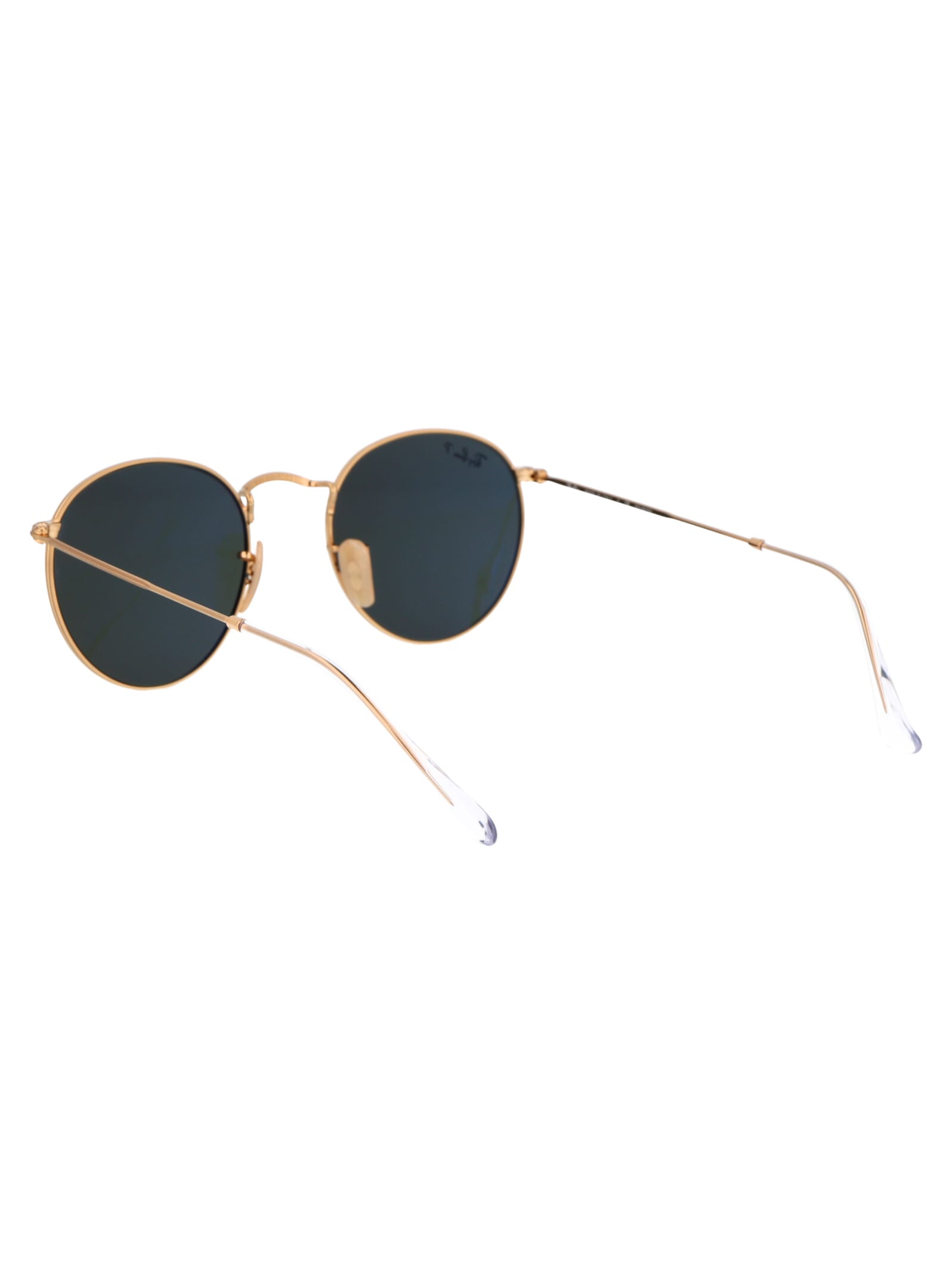 Shop Ray Ban Round Metal Sunglasses In 001/58 Gold