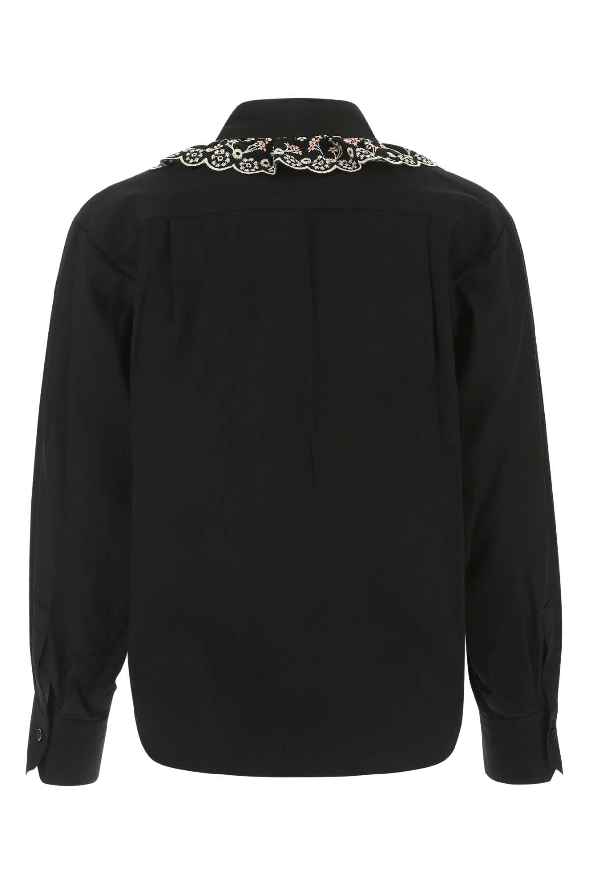 See By Chloé Black Cotton Shirt In 001