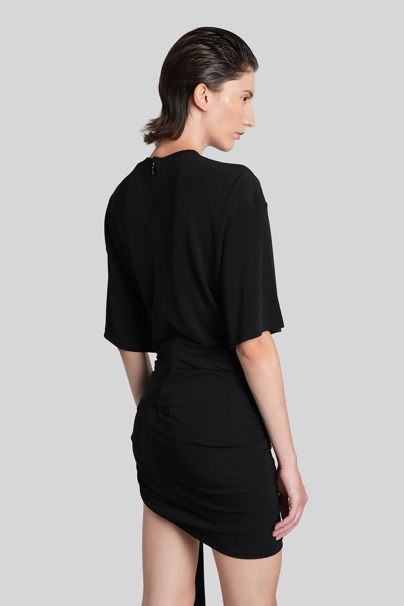 Christopher Esber T-shirt In Black Viscose In Black