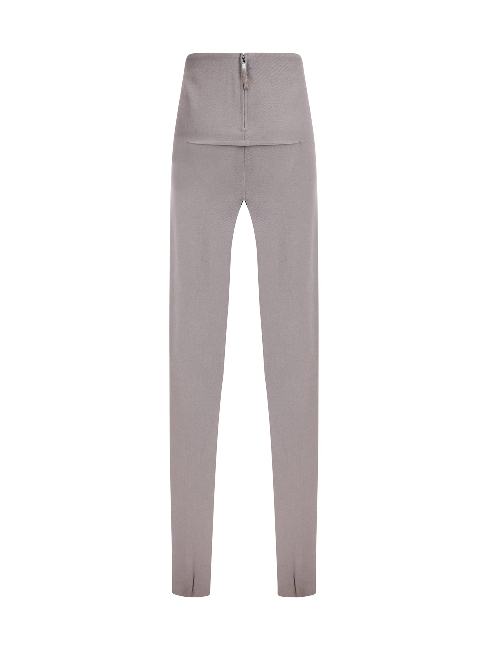 Rick Owens Sliced Skirt In Neutral