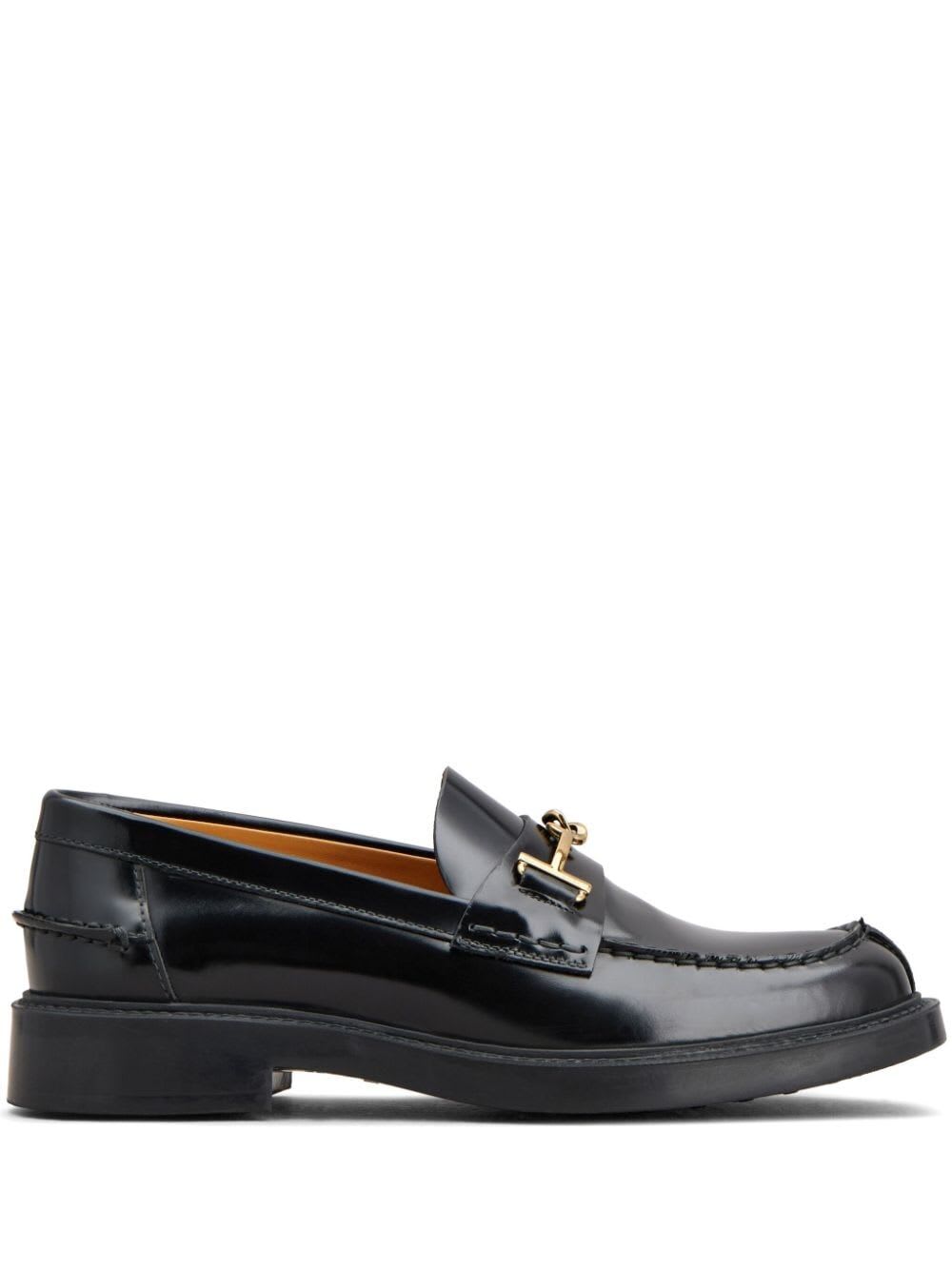 Shop Tod's Hook Loafer In Black