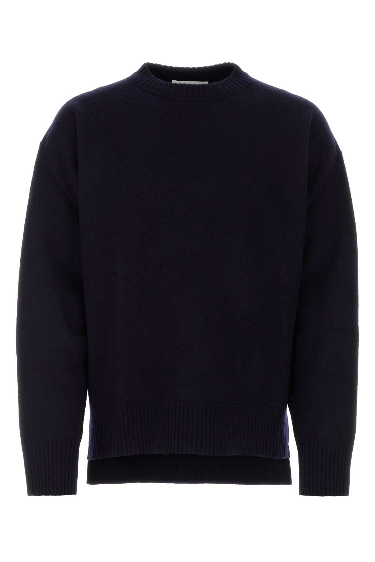 Dark Blue Wool Oversize Sweater
