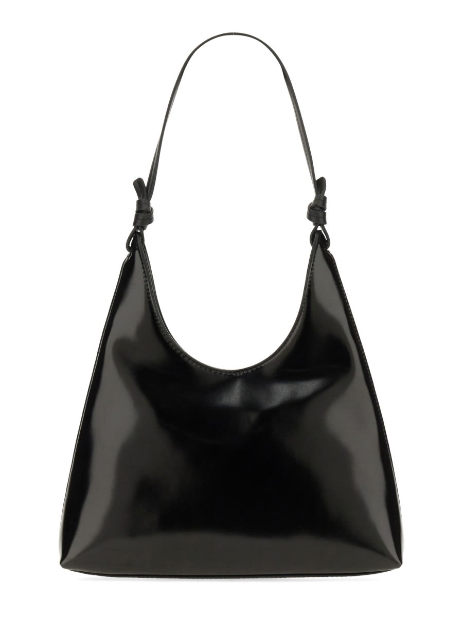 Shop Staud Winona Shoulder Bag In Black