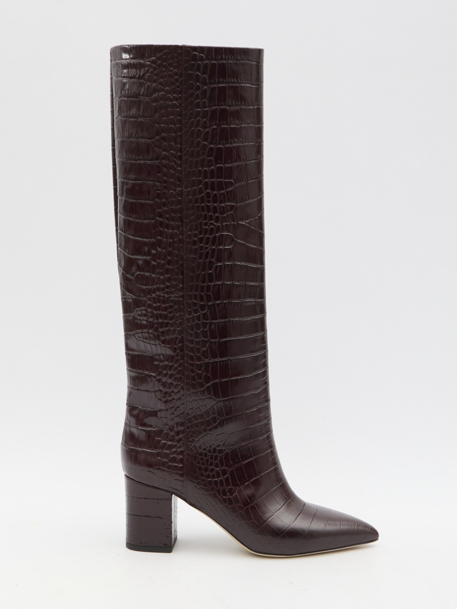 Shop Paris Texas Anja Boots In Bordeaux