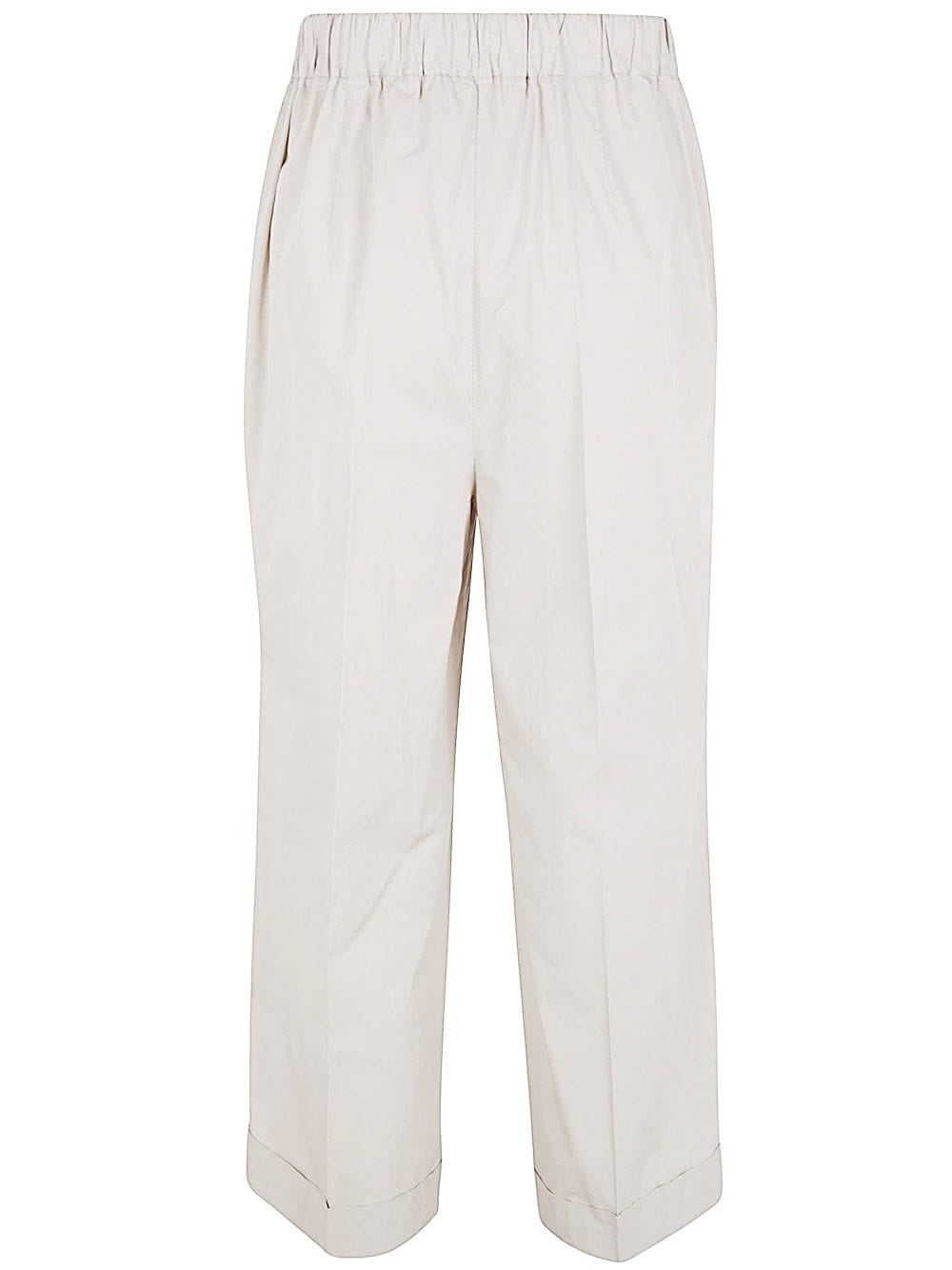 Shop Kiltie Olivia Cropped Wide Leg Pants In Beige