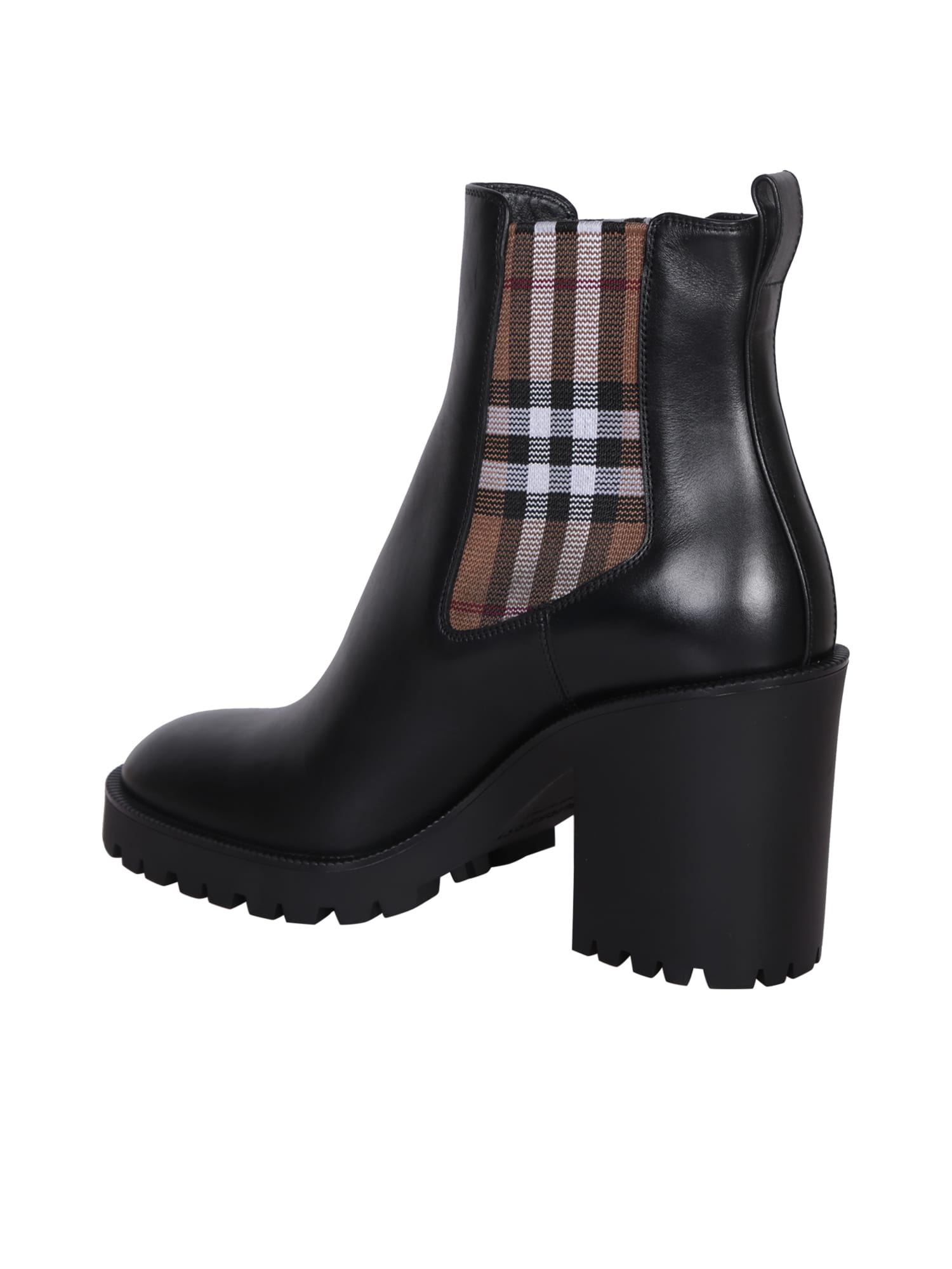 Shop Burberry New Allostock Ankle Boots In Black