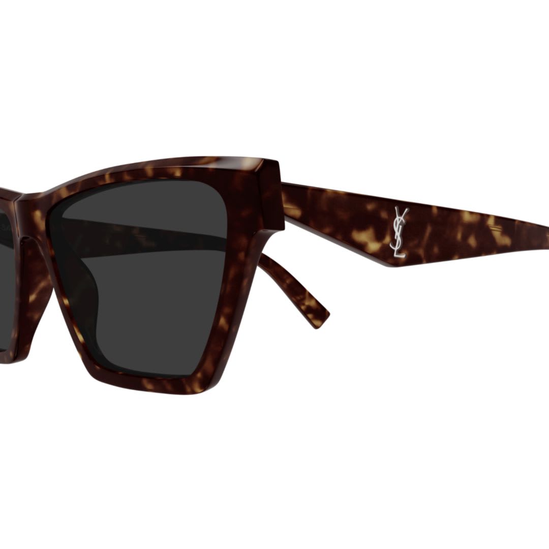 Saint Laurent Sl M103006 Havana Havana Grey In Brown