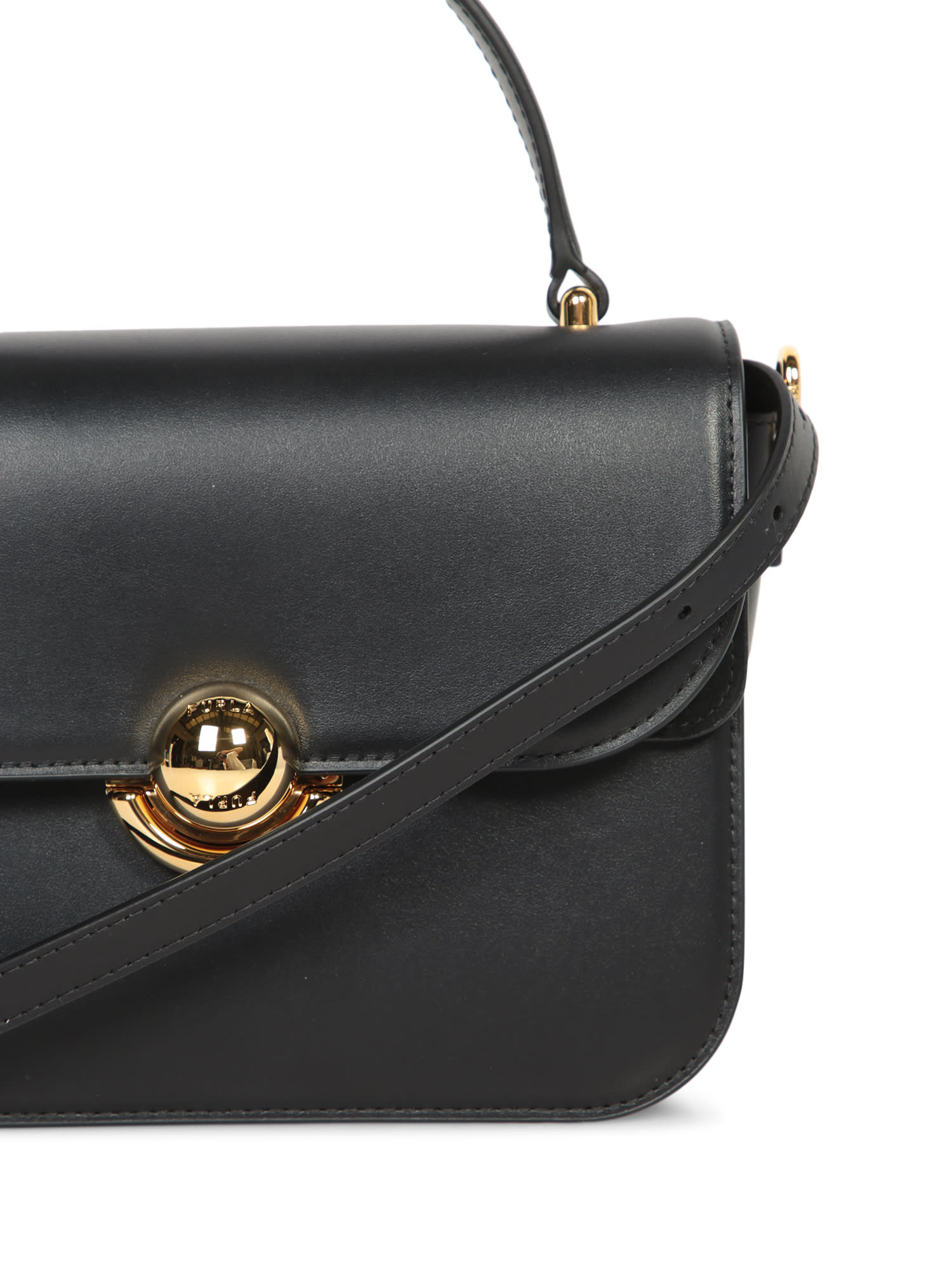 Shop Furla Sfera Top H Mini Black Bag