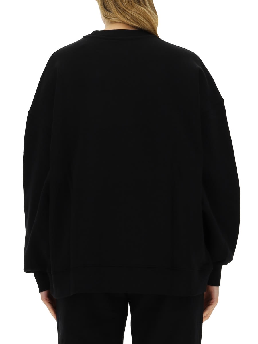Rotate Birger Christensen Rotate Birgerchristensen Sweatshirt With Logo In Black