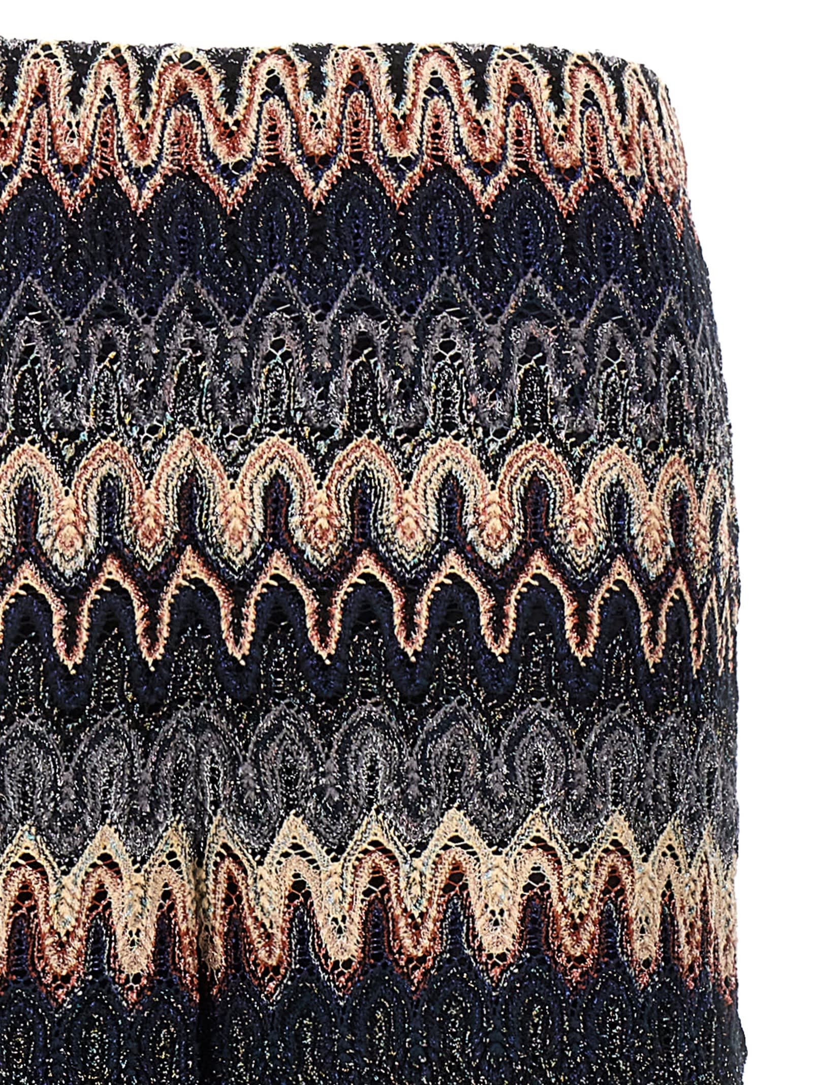 Shop Missoni Wide Range Of Trousers In Multicolour
