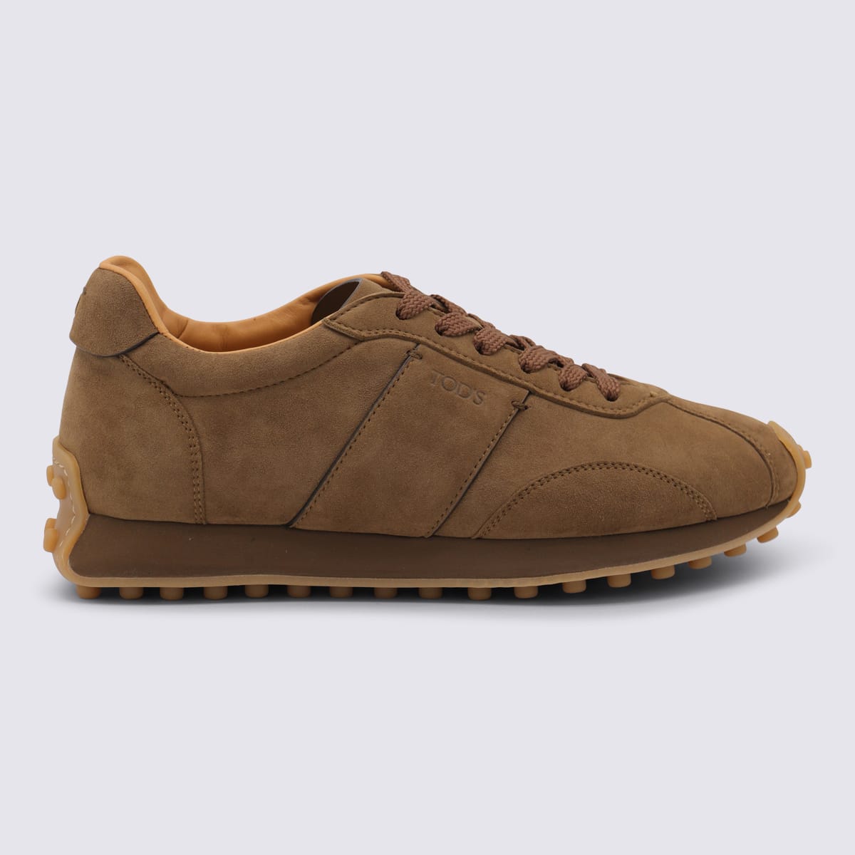Brown Leather Sneakers