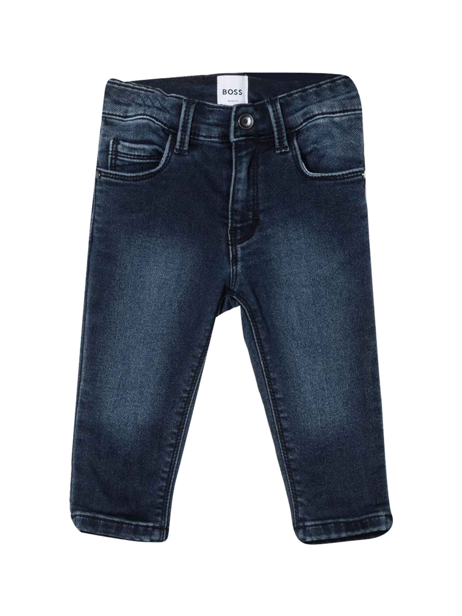 Shop Hugo Boss Blue Jeans Baby Boy