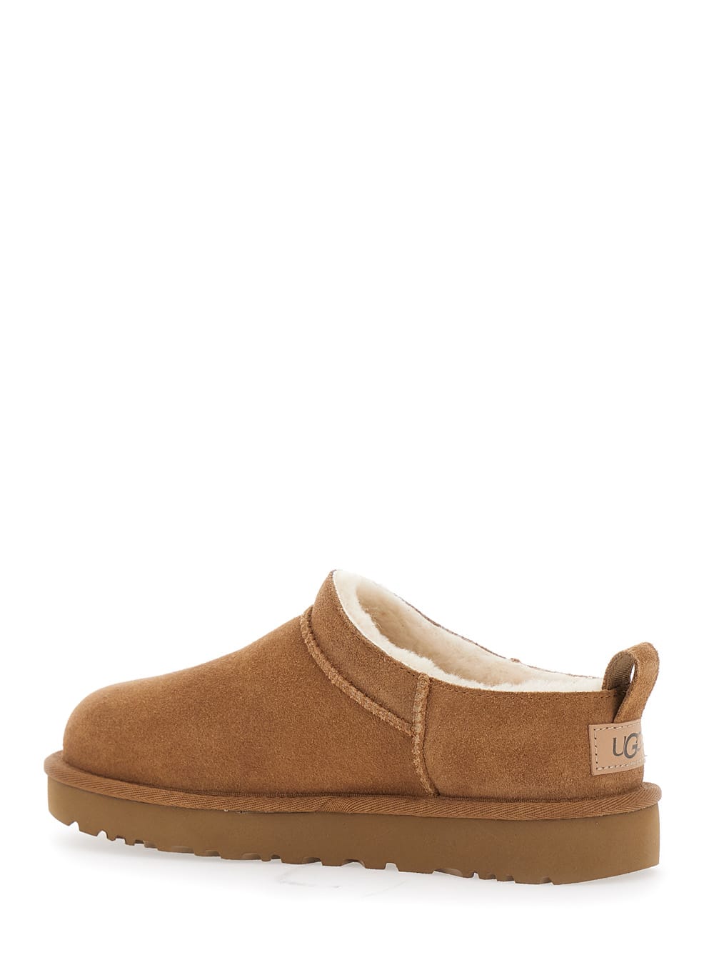 Ugg Biscuit Suede Classic Micro Slippers In Brown