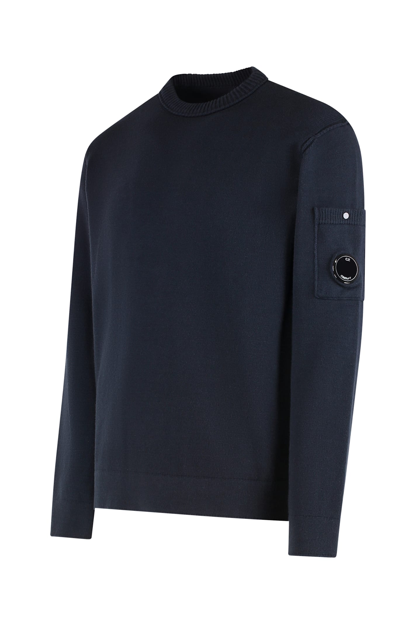 C.p. Company Cotton-blend Sweater In Blue