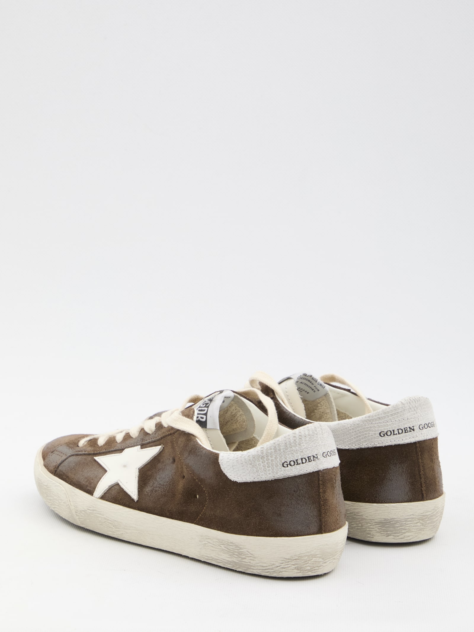 Shop Golden Goose Super-star Sneakers In Brown