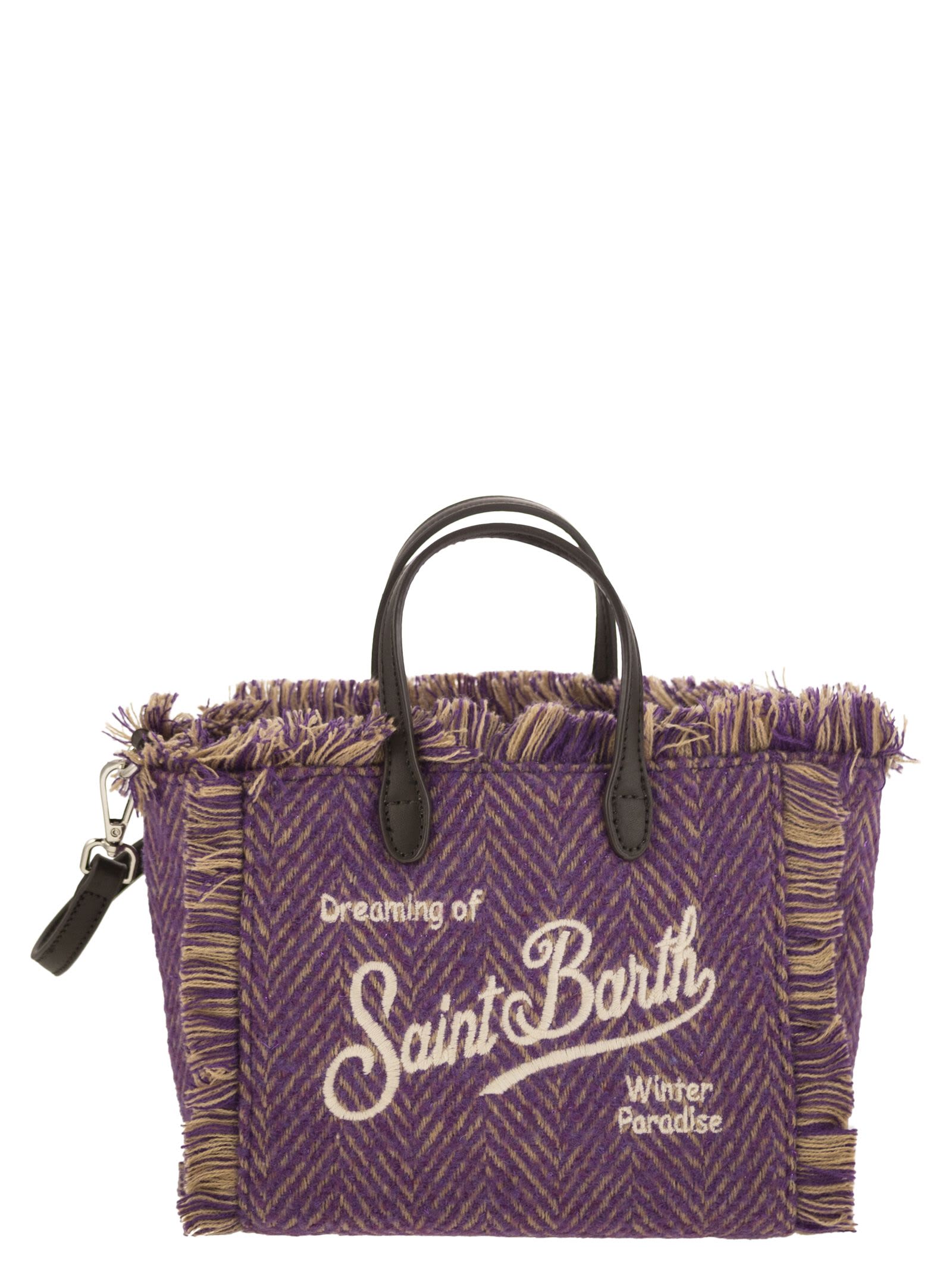 MC2 SAINT BARTH MINI VANITY BAG WITH BANGS AND EMBROIDERED LOGO