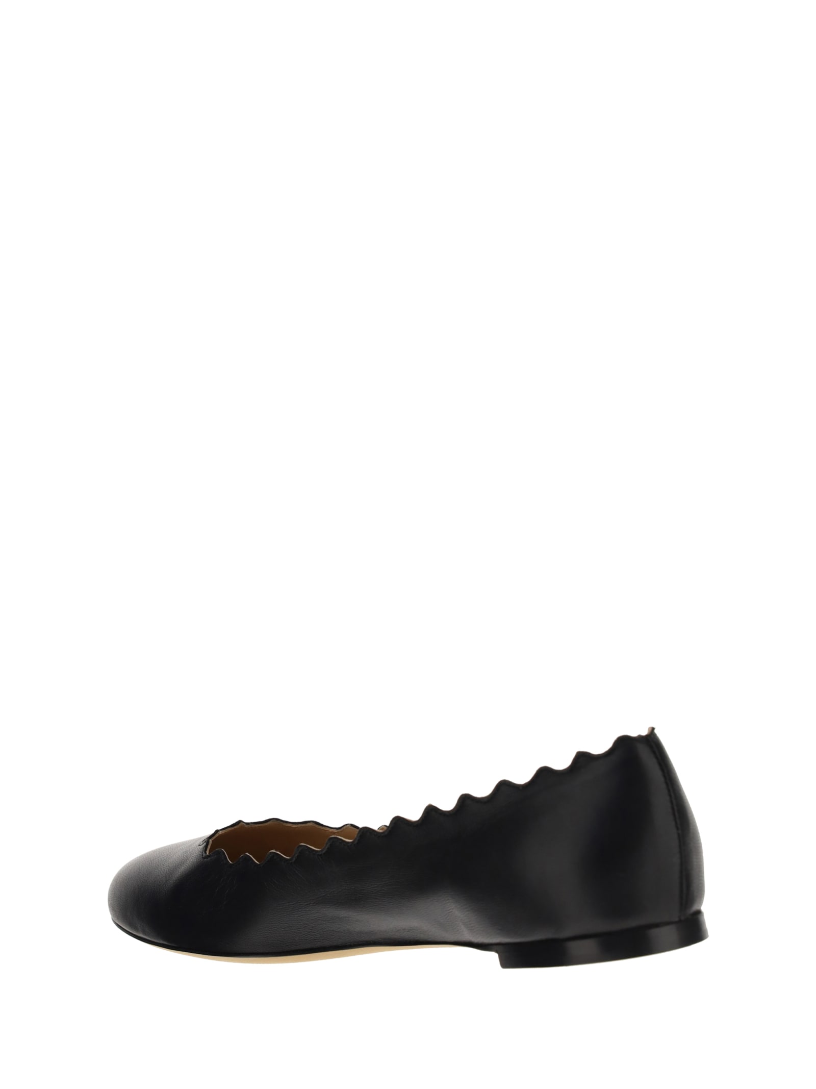 Shop Chloé Ballerinas In Nero