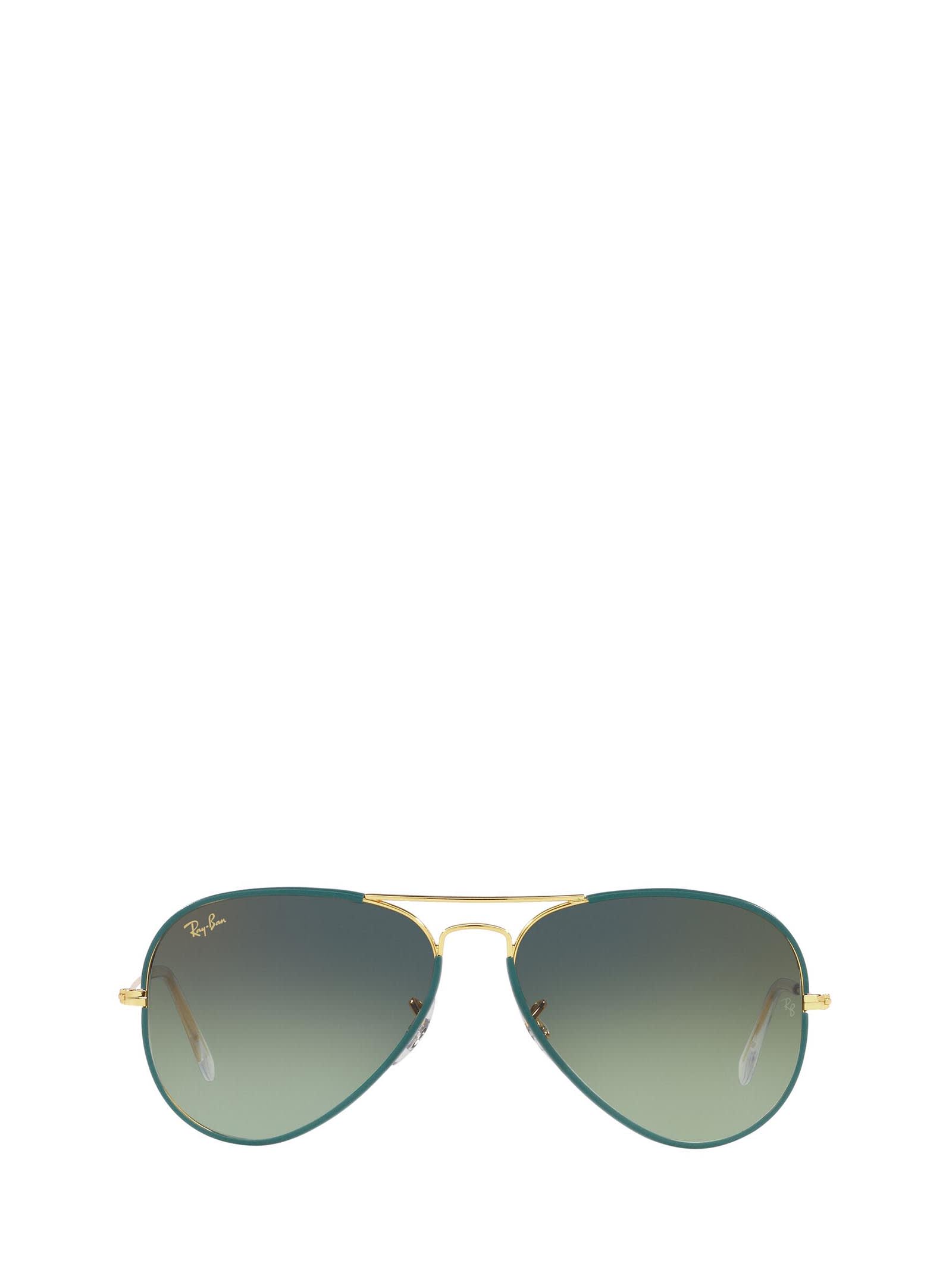 Ray Ban Rb3025jm Petroleum On Legend Gold Sunglasses
