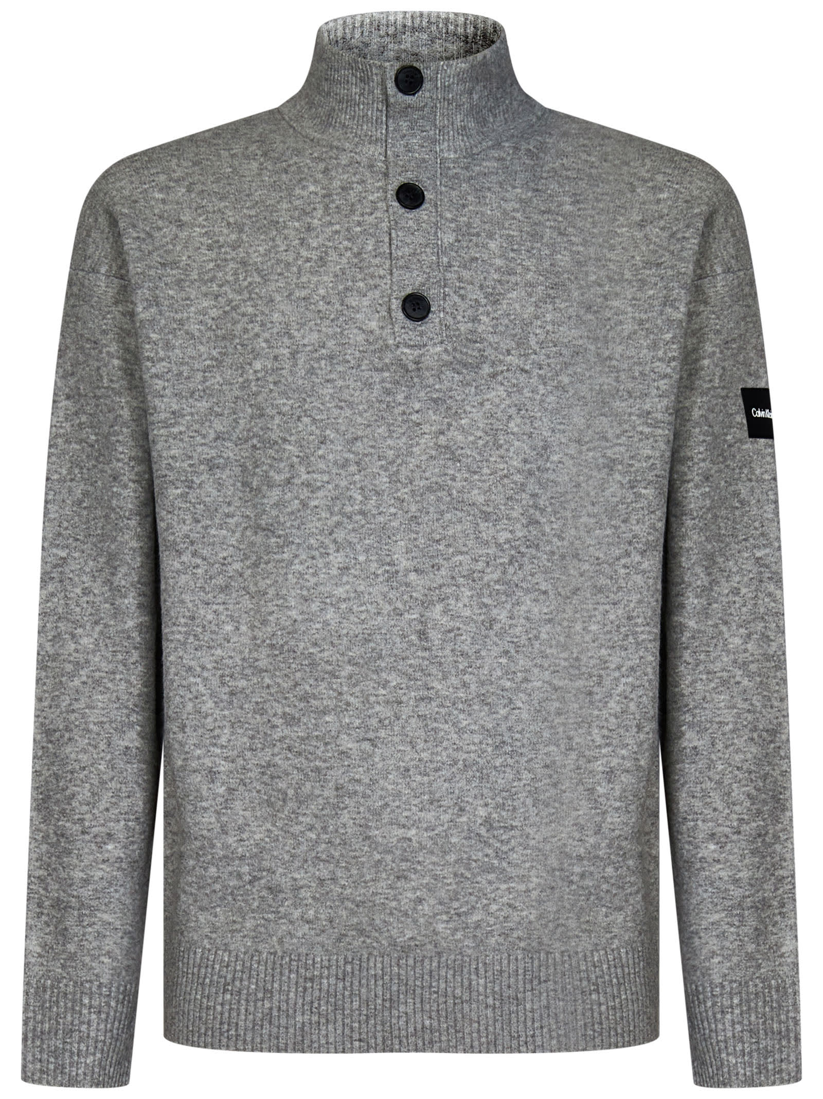 Calvin Klein Sweater In Light Grey