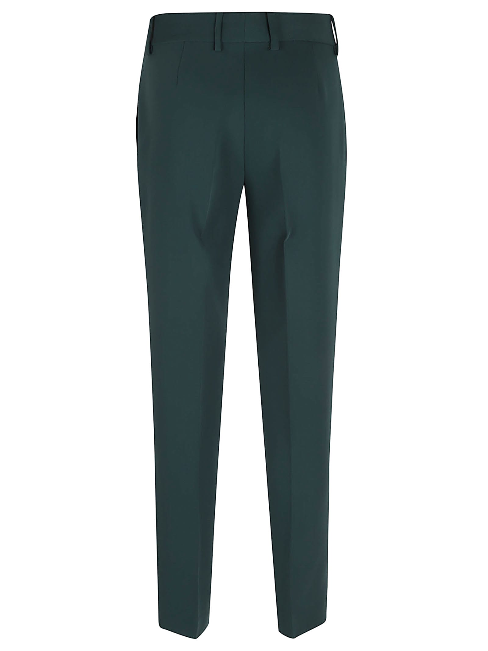 Ermanno Scervino Tailored Trousers With Pockets And Loops In Green