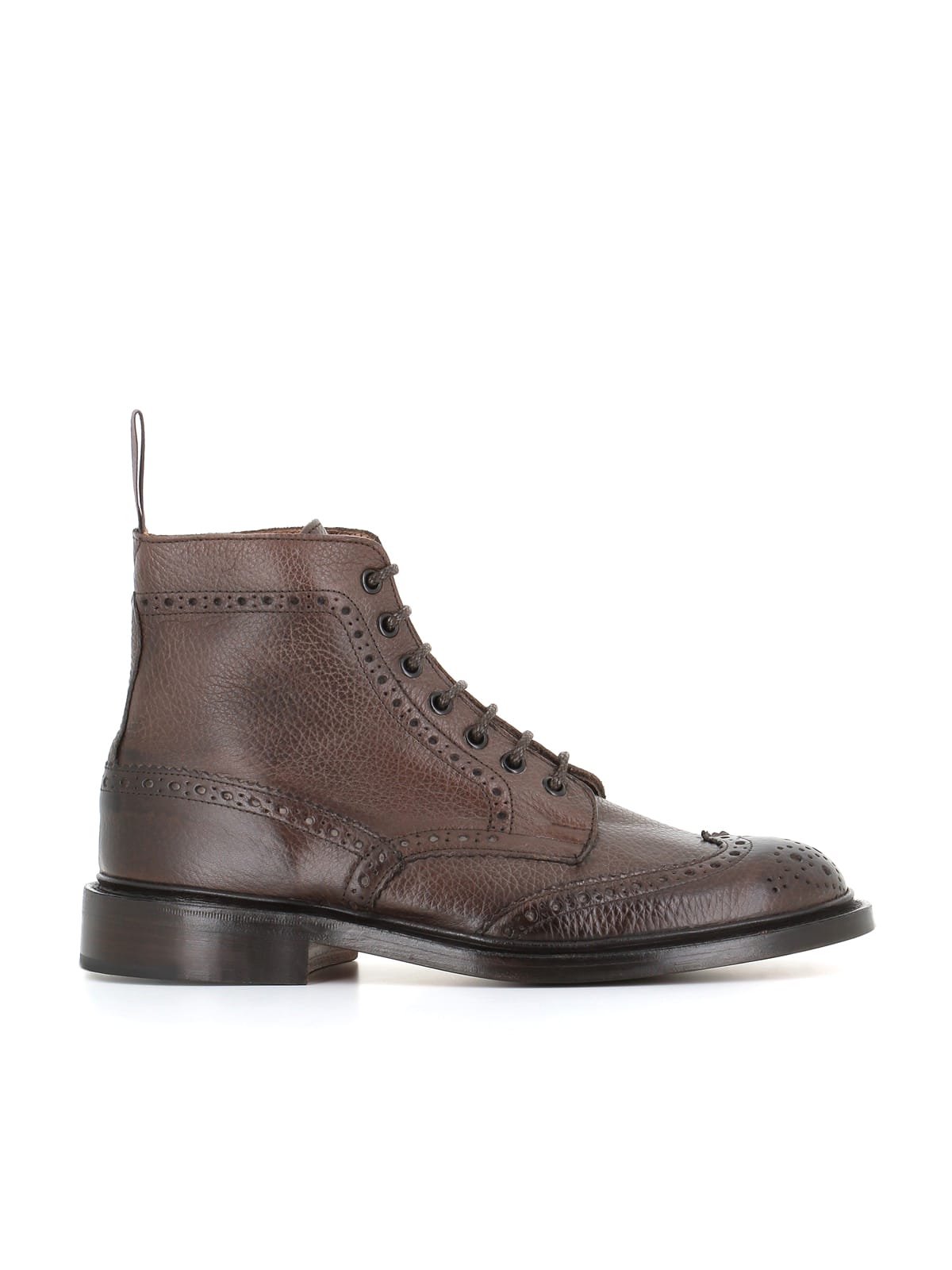 Shop Tricker's Stow Country Boot In Dark Brown