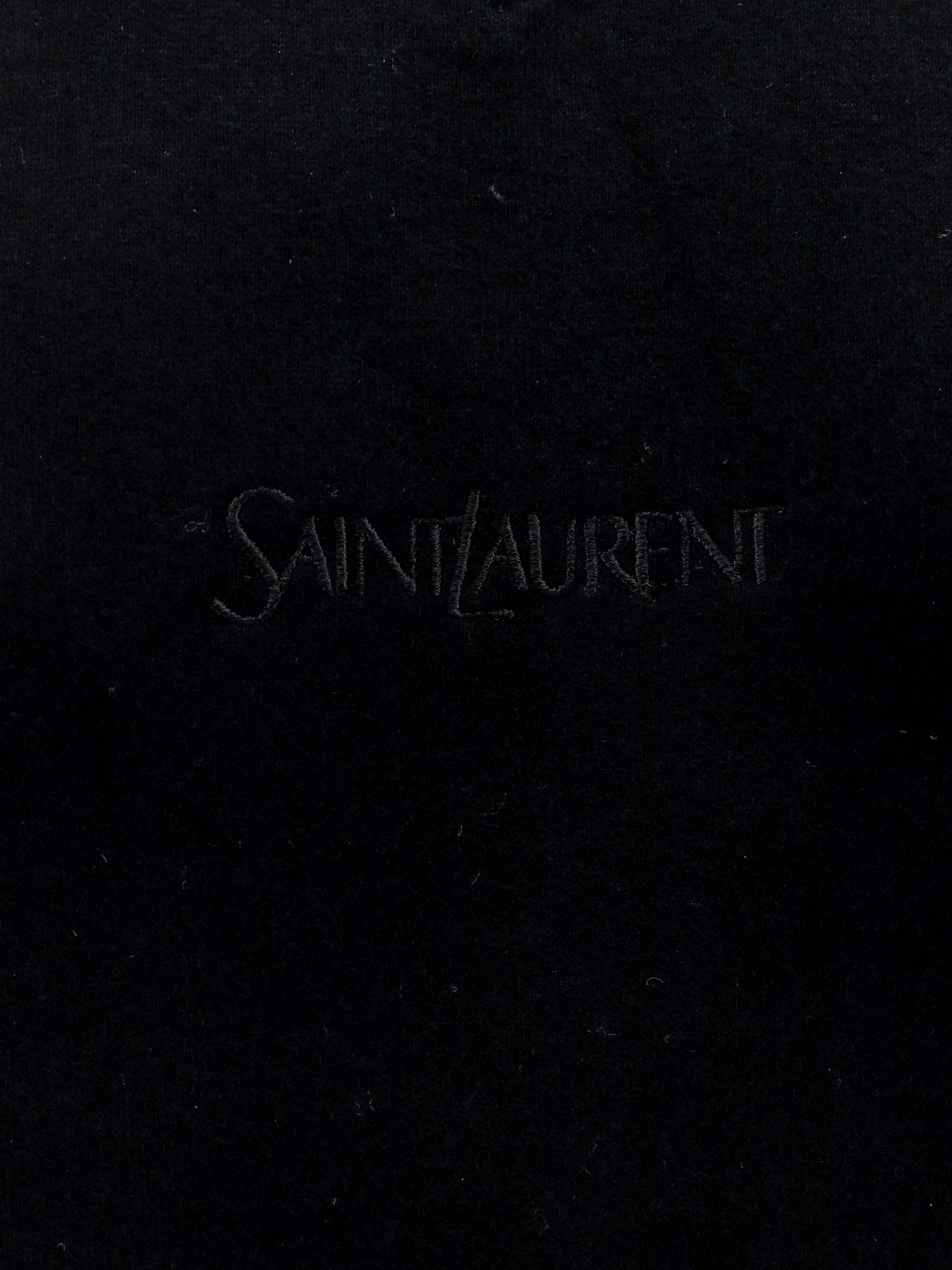 Shop Saint Laurent Sweatshirt In Black