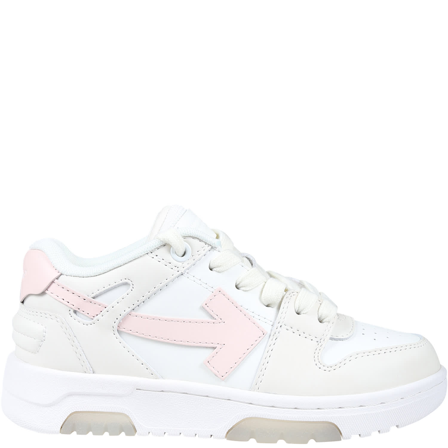Off-White White Sneakers For Girl With Arrows