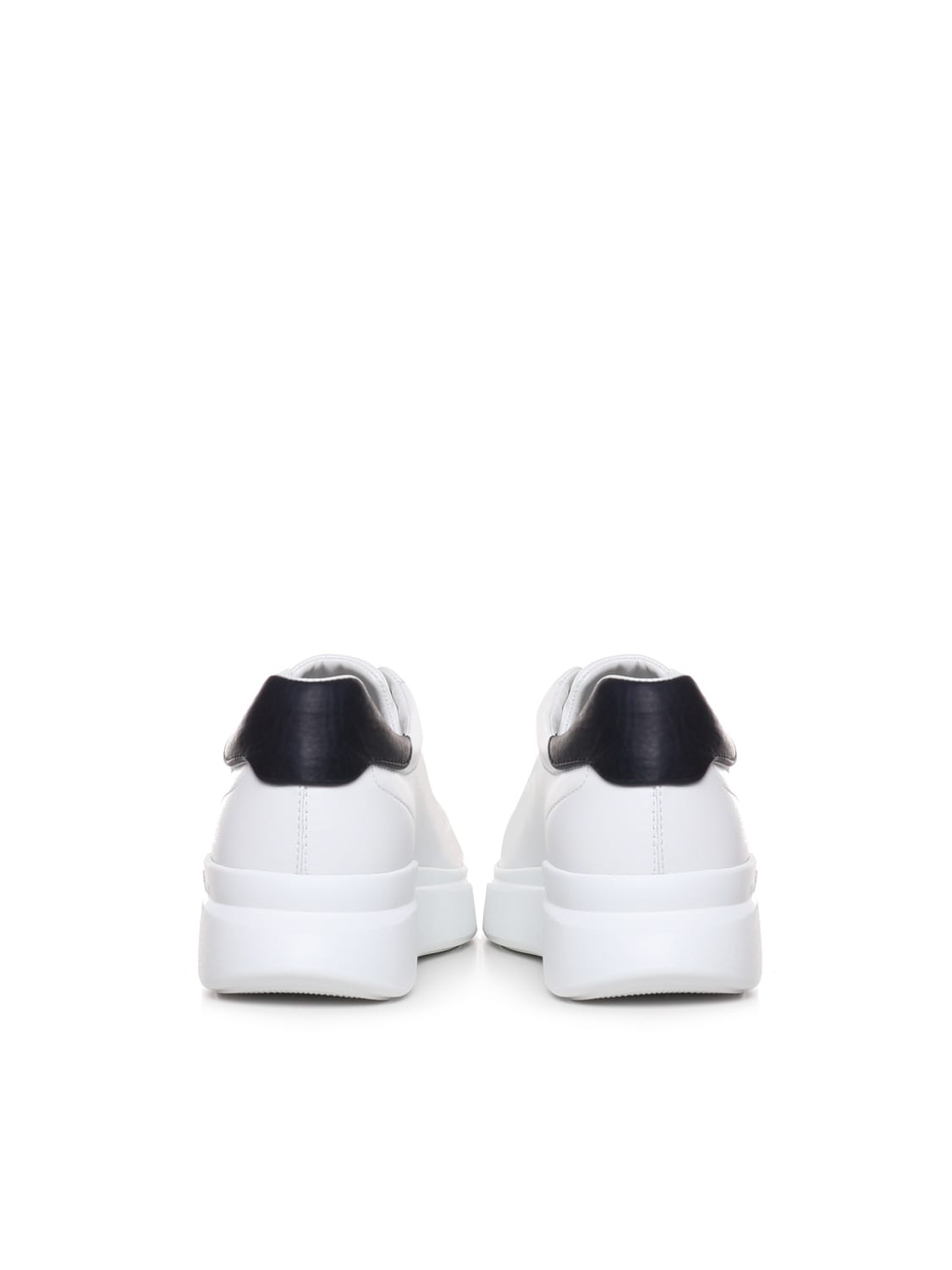 Shop Hogan Leather Sneakers H580 H Slash In White
