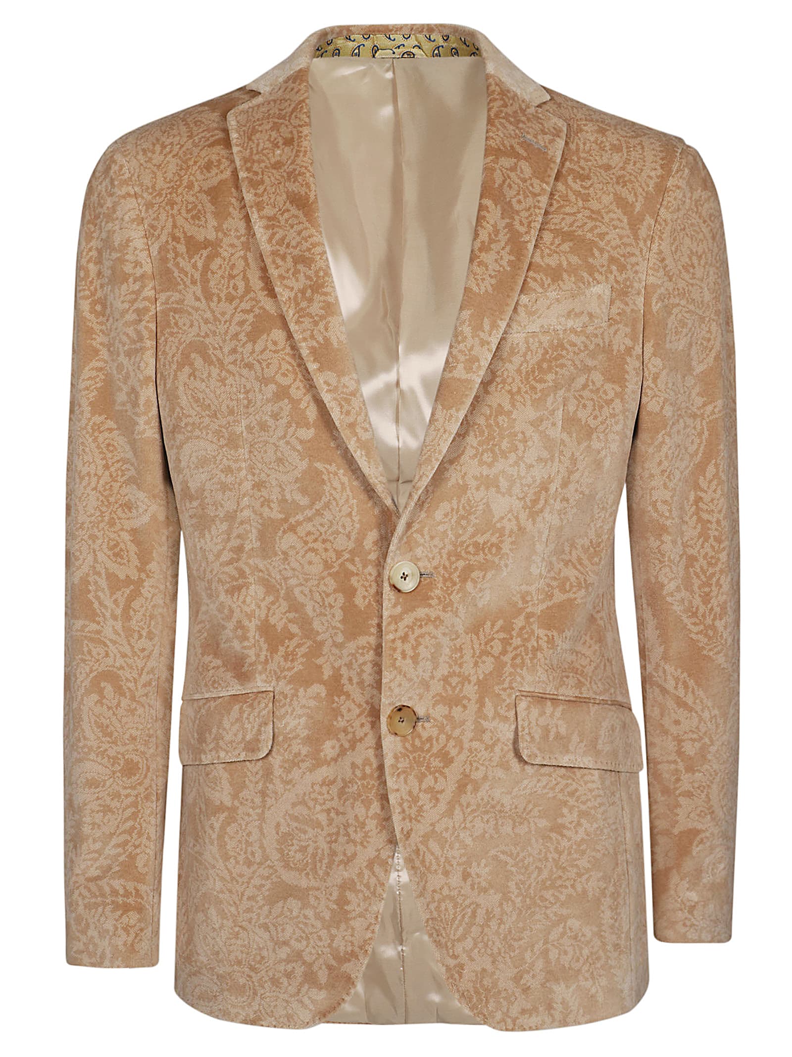 Shop Etro Roma Jacket In Beige