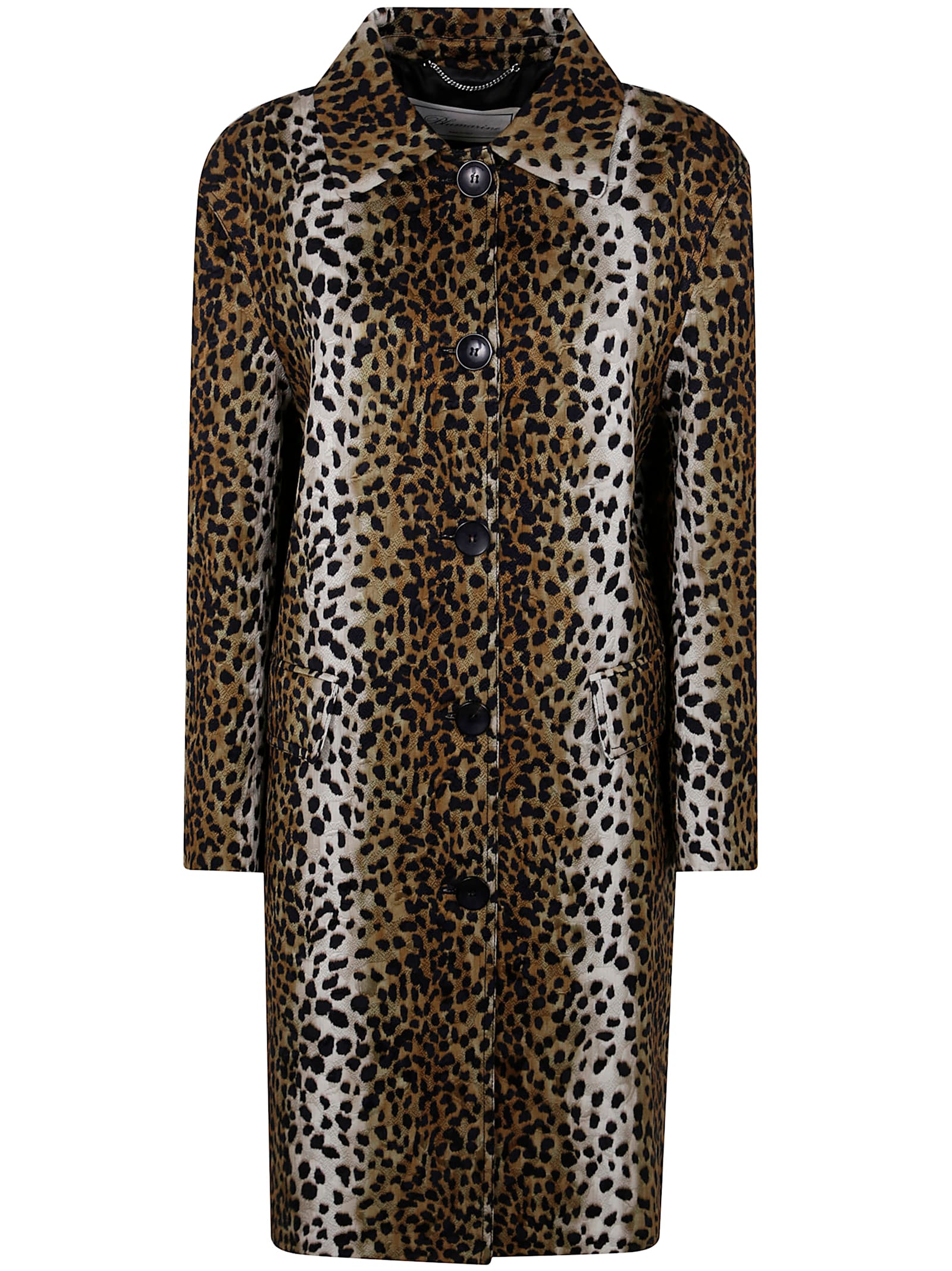 Jacquard Prnt Coat