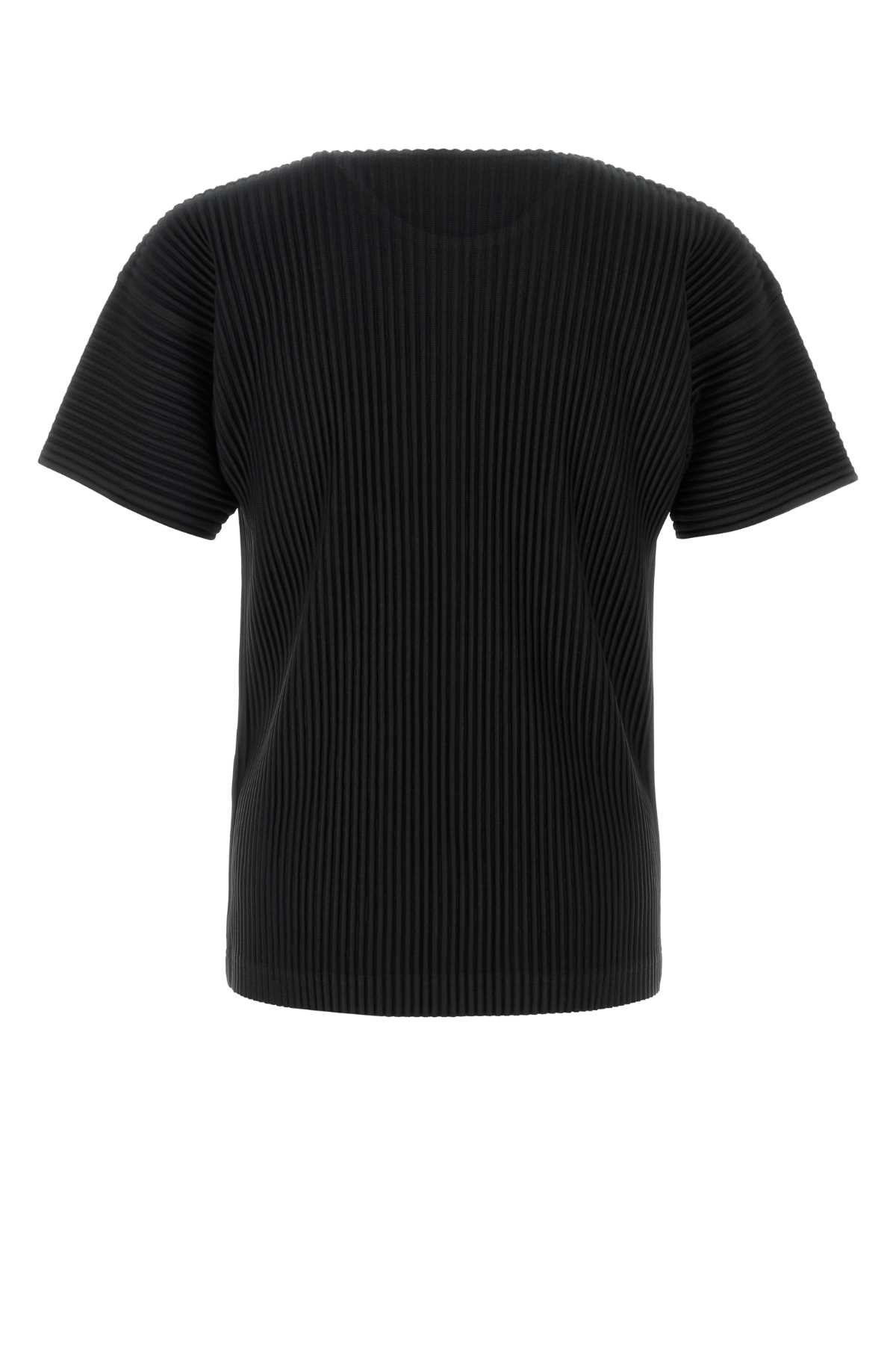 Shop Issey Miyake Black Polyester T-shirt