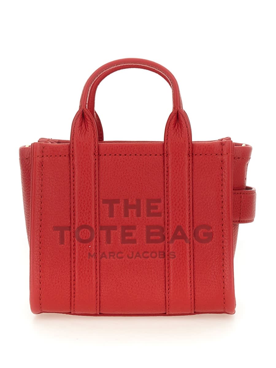 Shop Marc Jacobs The Tote Crossbody Bag In Red