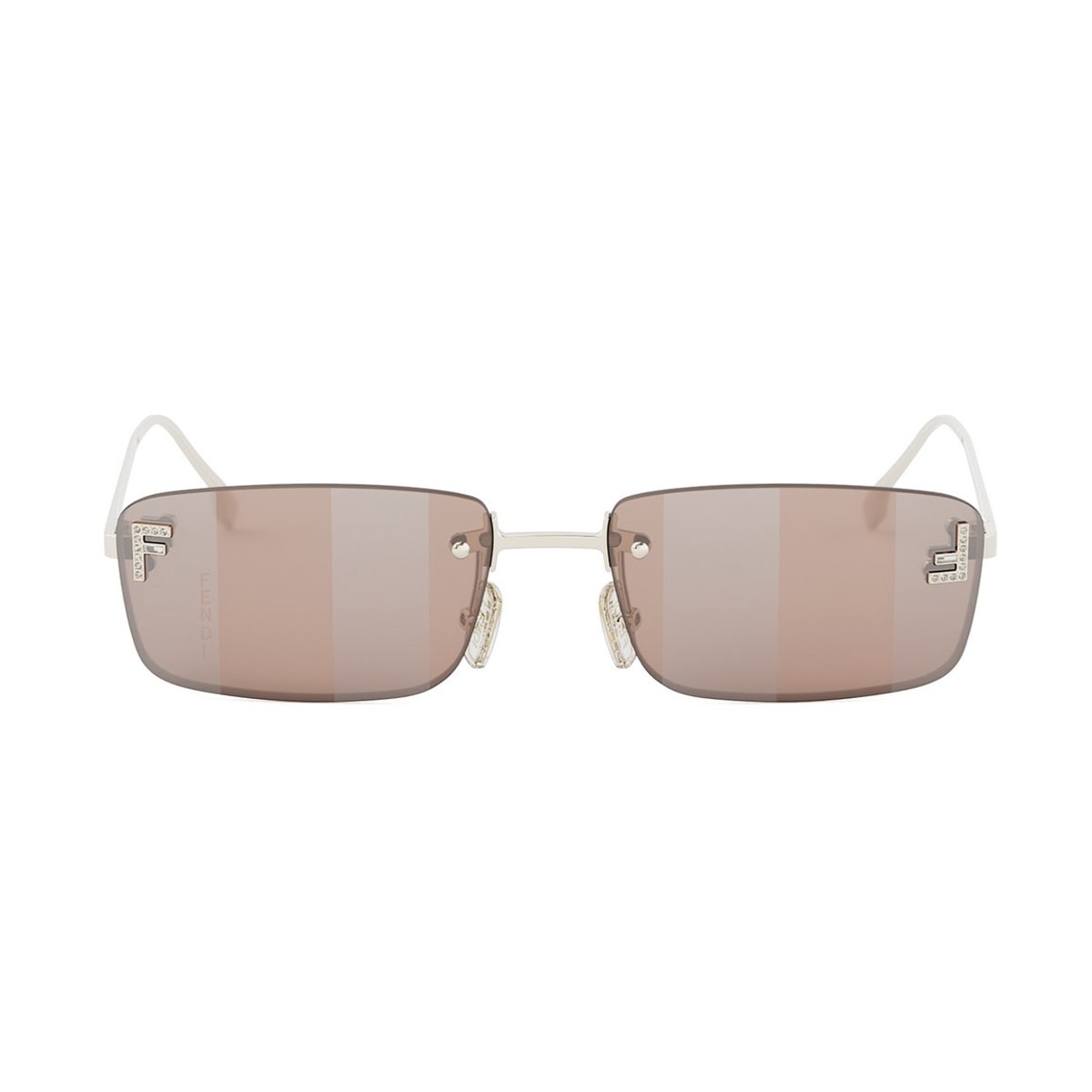 Fendi Fe4172us Fendi First Crystal 32g Oro Sunglasses