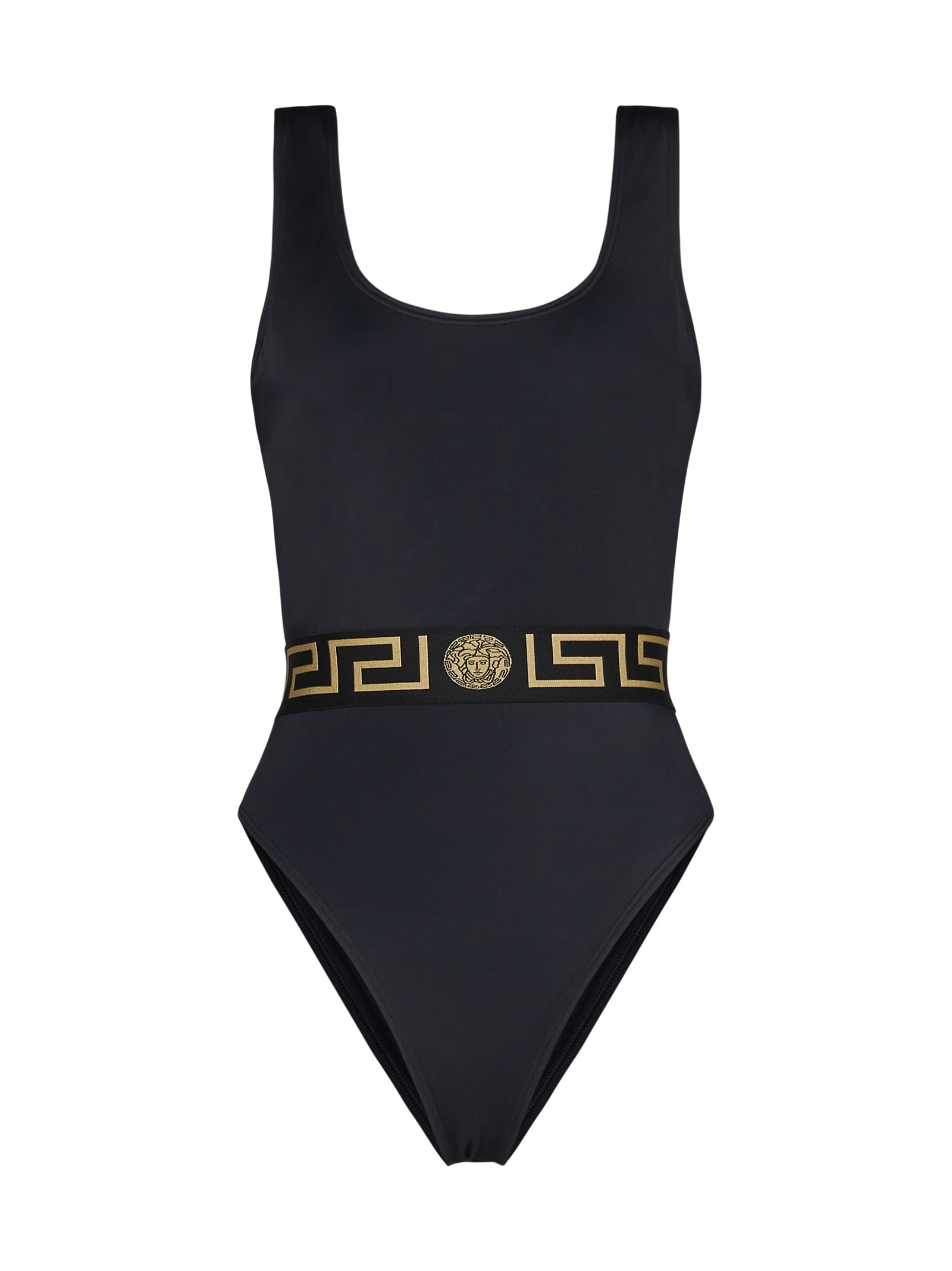 Shop Versace Swimwear In Black