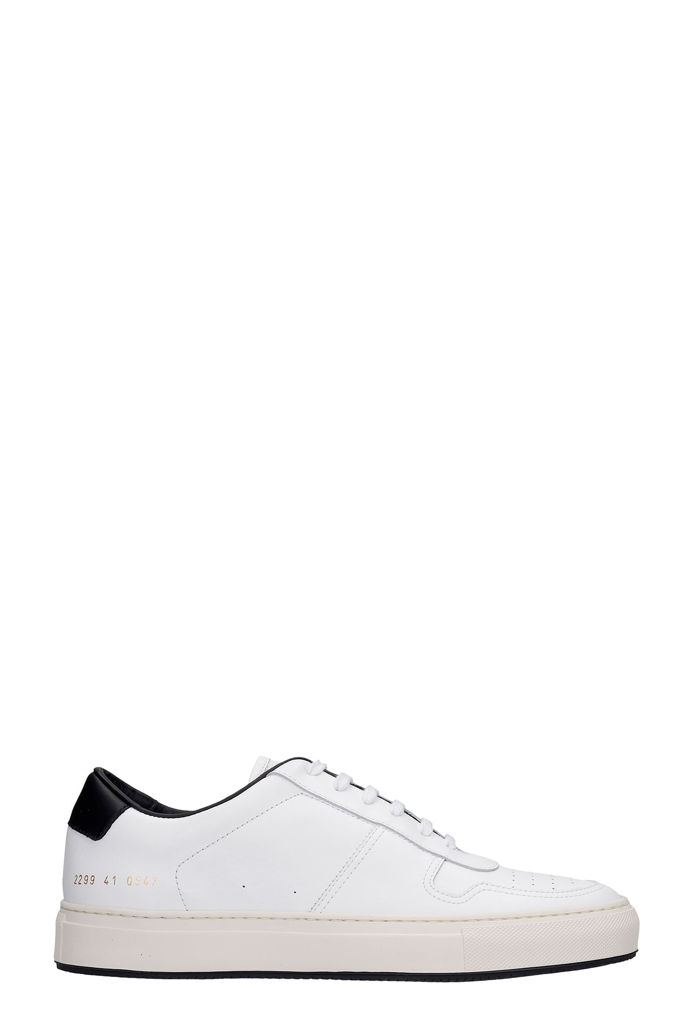 Common Projects B-ball 90 Sneakers In White Leather