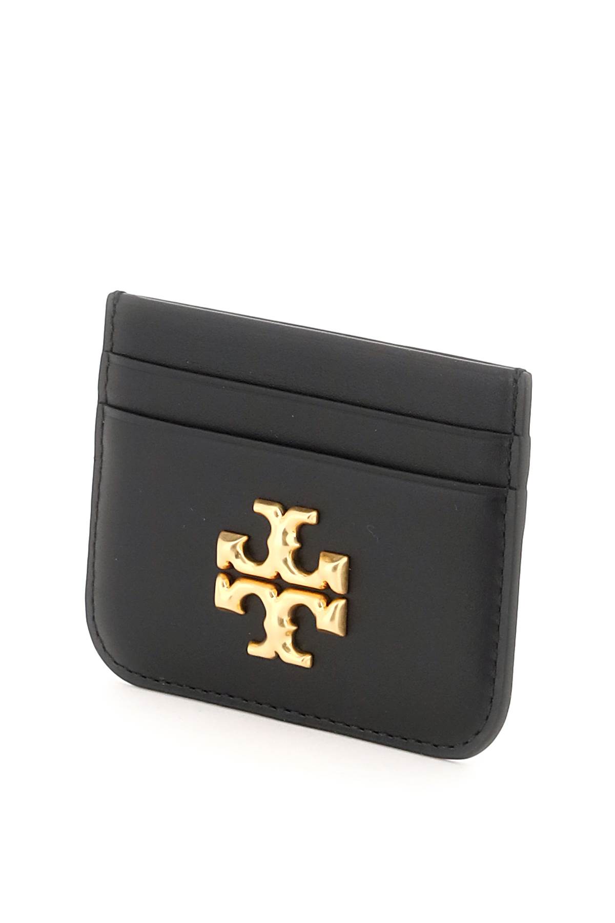 Shop Tory Burch Eleanor Cardholder In Black (black)