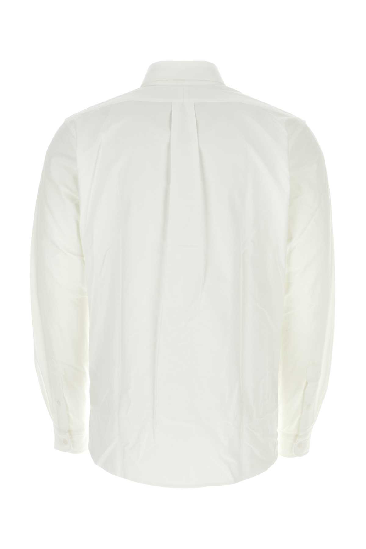 Kenzo White Cotton Shirt In 01