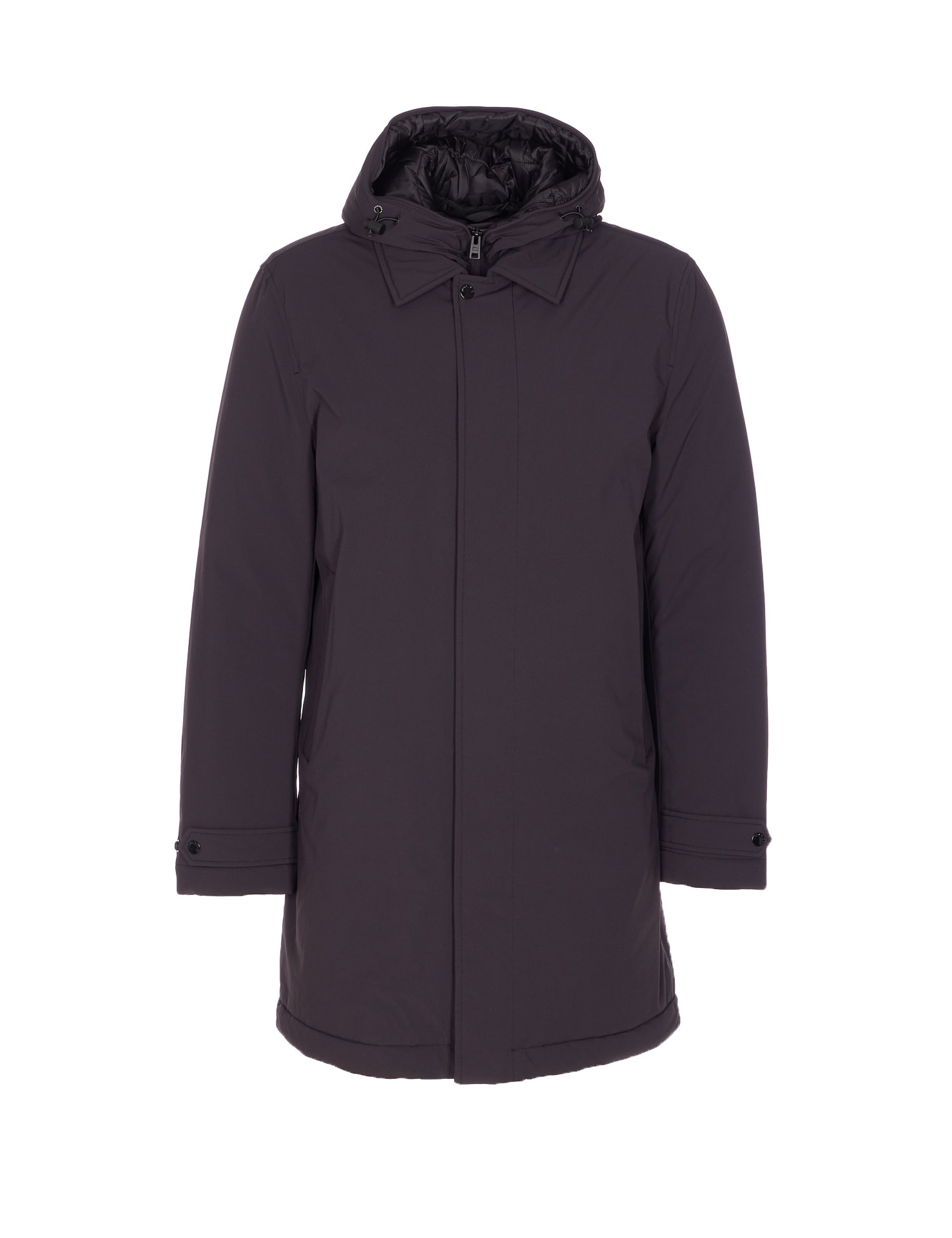 Woolrich Stretch 2 In 1 Down Jacket In Purple