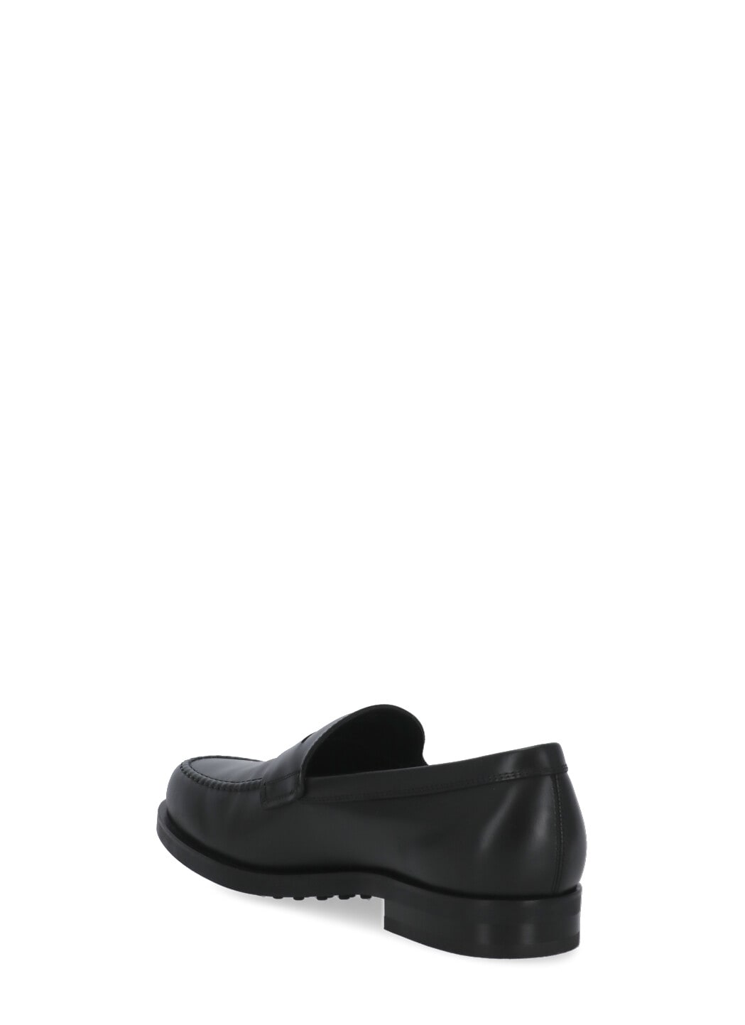 Tod's Smooth Leather Loafers In Black