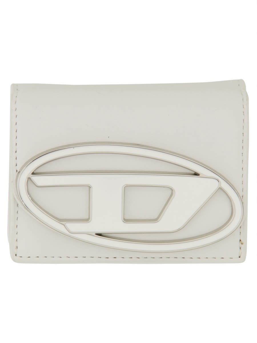 Shop Diesel Wallet With Logo In White