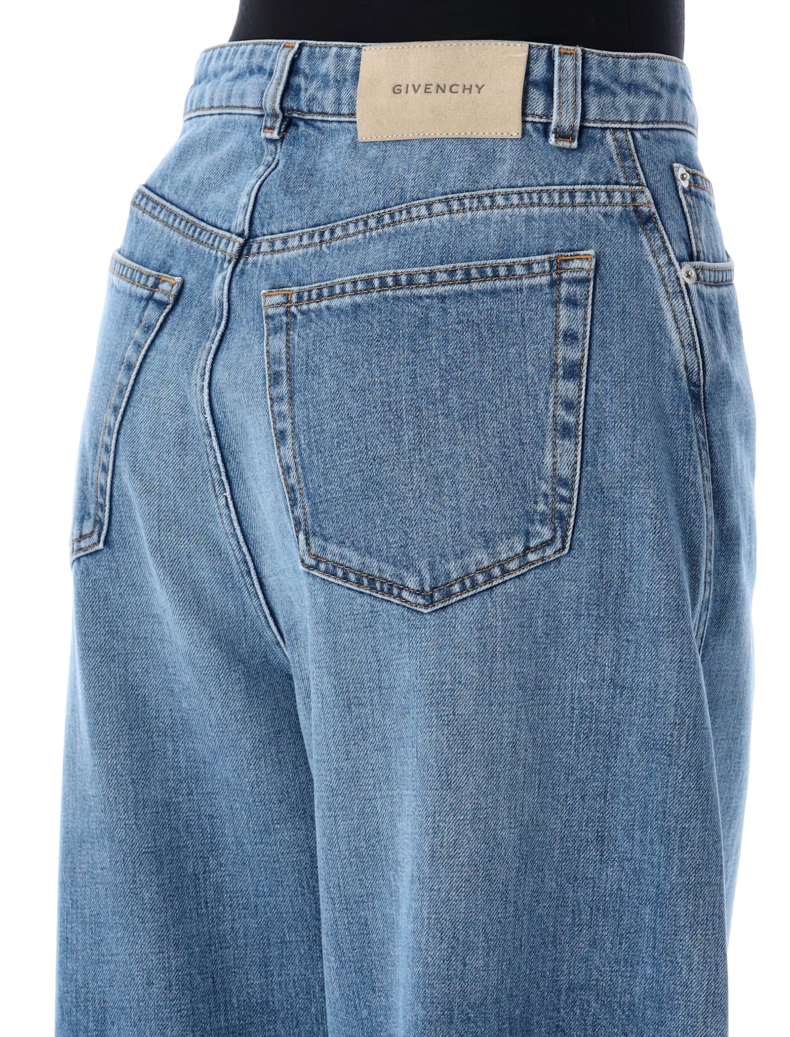 Givenchy Cocoon Denim Pant In Blue