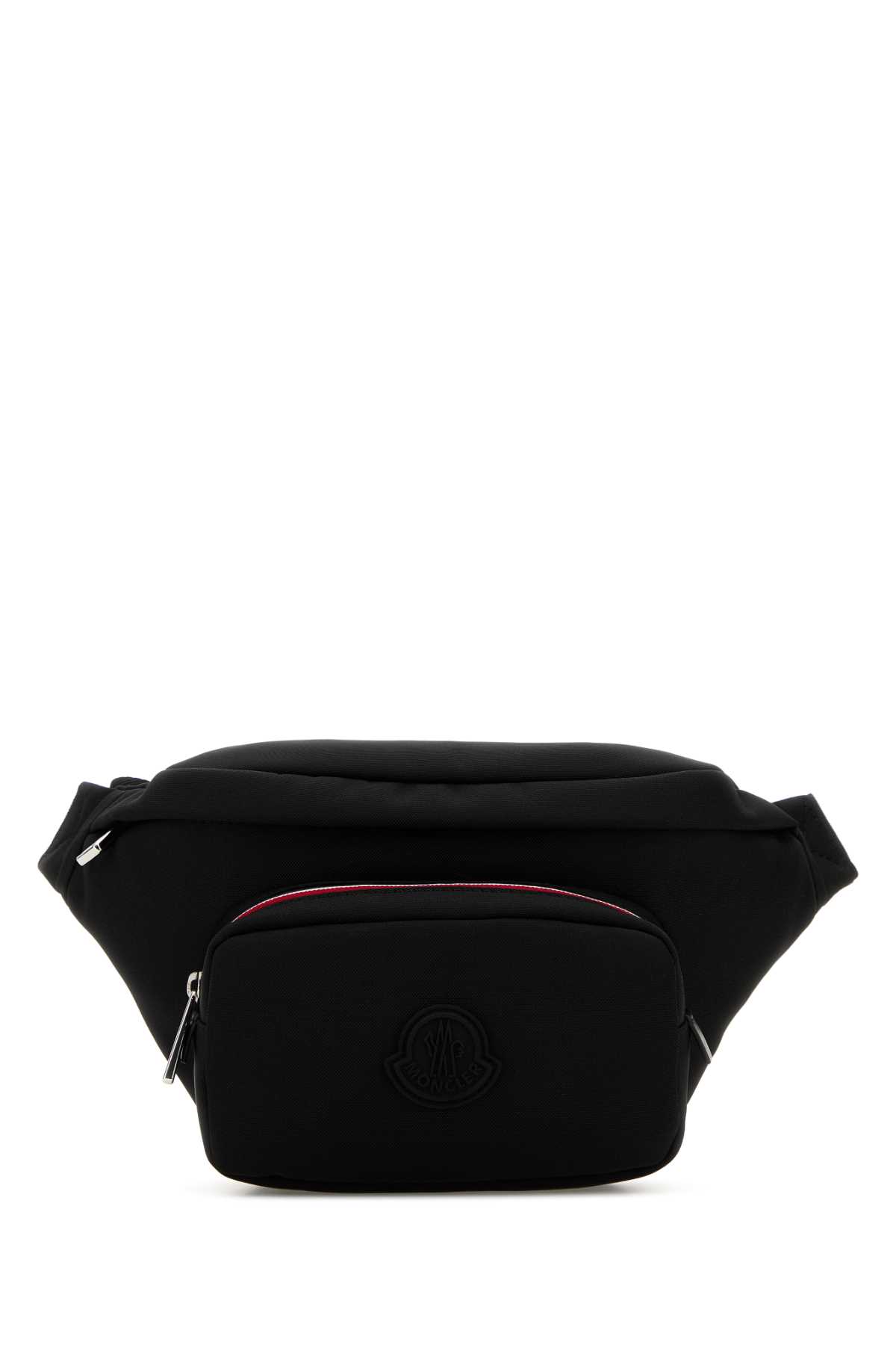 Shop Moncler Black Nylon Blend Durance Belt Bag In 999