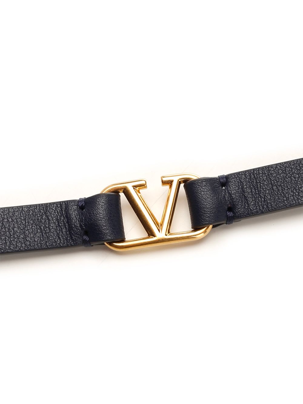 Shop Valentino Vlogo Bracelet In Blue