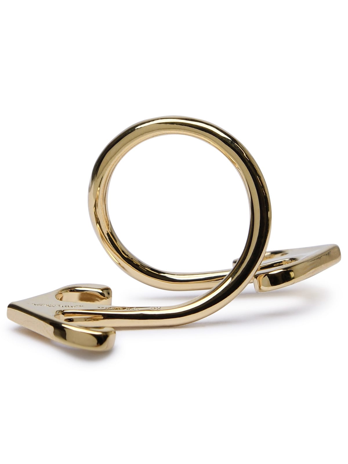 Shop Off-white Mono Arrow Gold Brass Ring