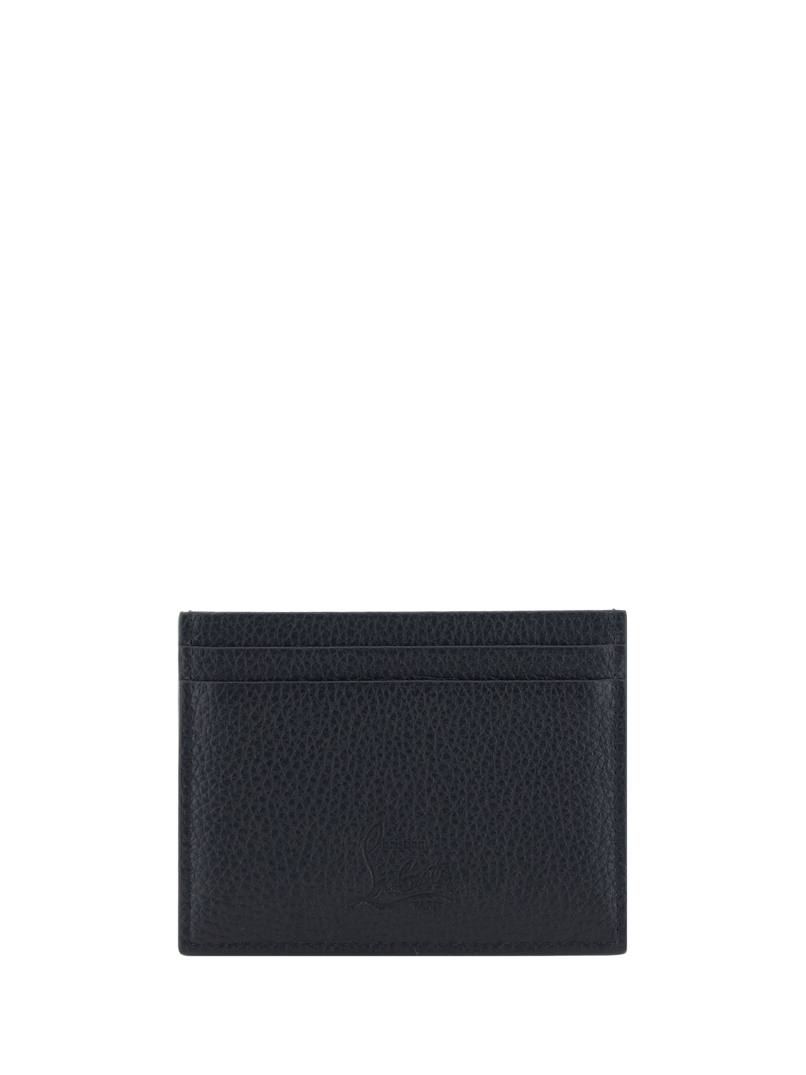 Shop Christian Louboutin Card Holder In Black/ultrablack